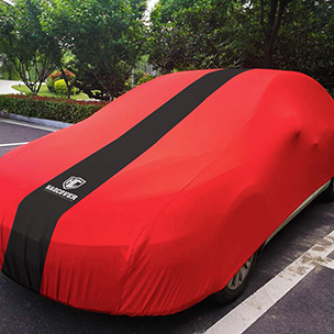 Patchwork Color Design Tricot Brushed Indoor Car Cover